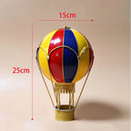 19Th Century European Retro Wrought Iron Hot Air Balloon Model Hotel Store Hanging Ornaments Crafts Home Furnishings Decoration