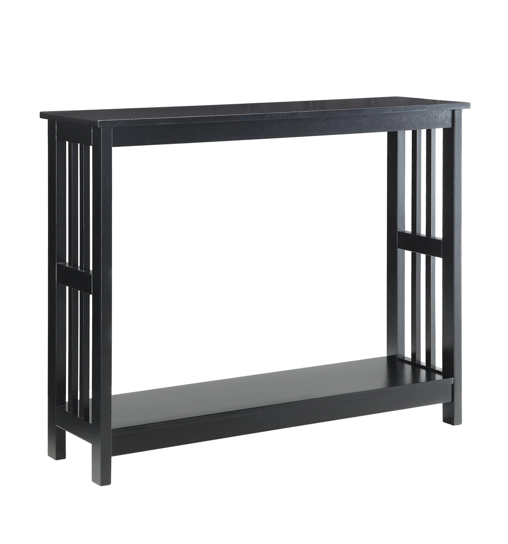Mission Console Table, Black