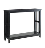 Mission Console Table, Black