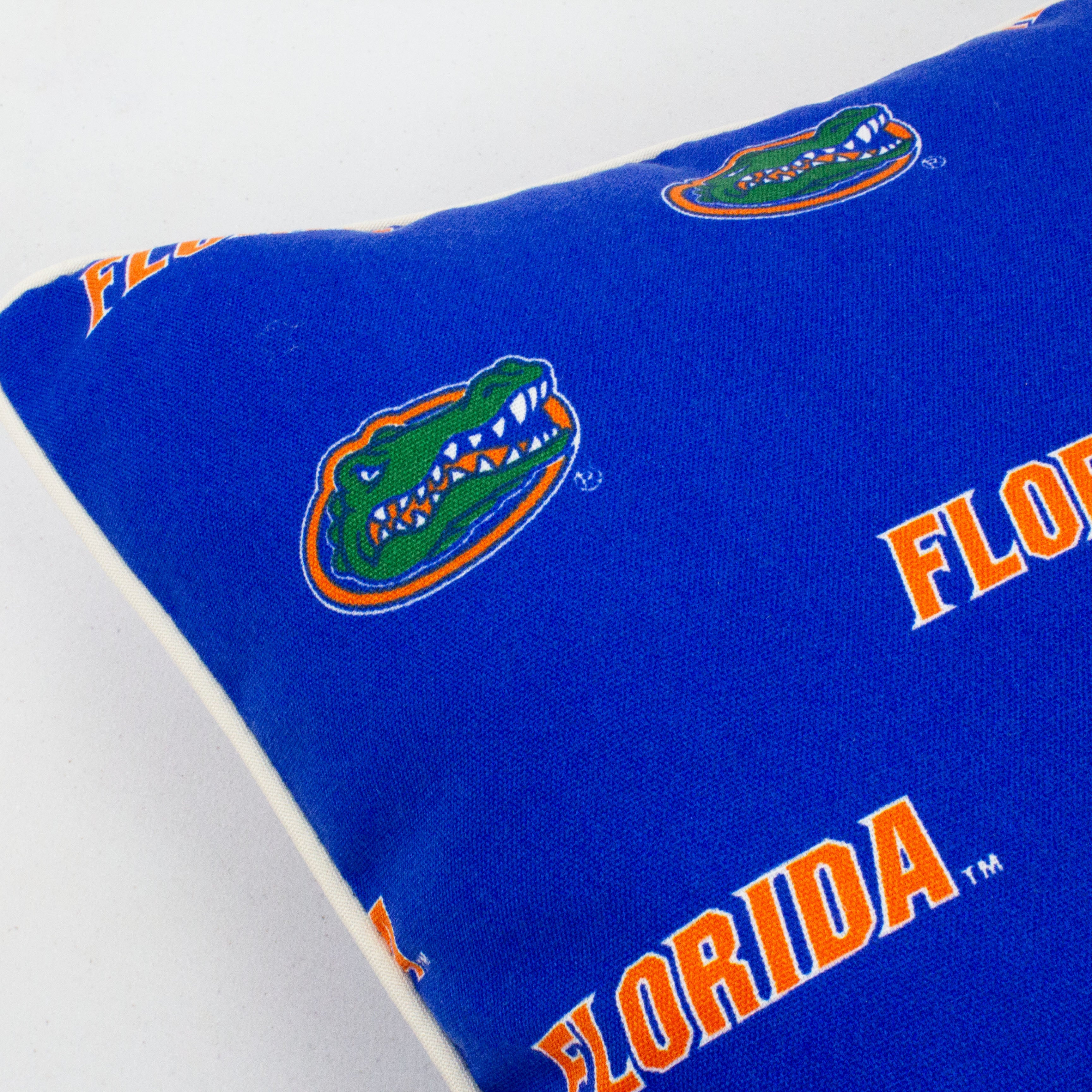 Florida Gators  Indoor or Outdoor Decorative Pillow Pair, 16 in X 16 In