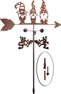 Garden GNOME Weathervane (Garden Stake Included)