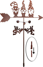 Garden GNOME Weathervane (Garden Stake Included)