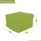 Goods Wales Ottoman, Large, Navy