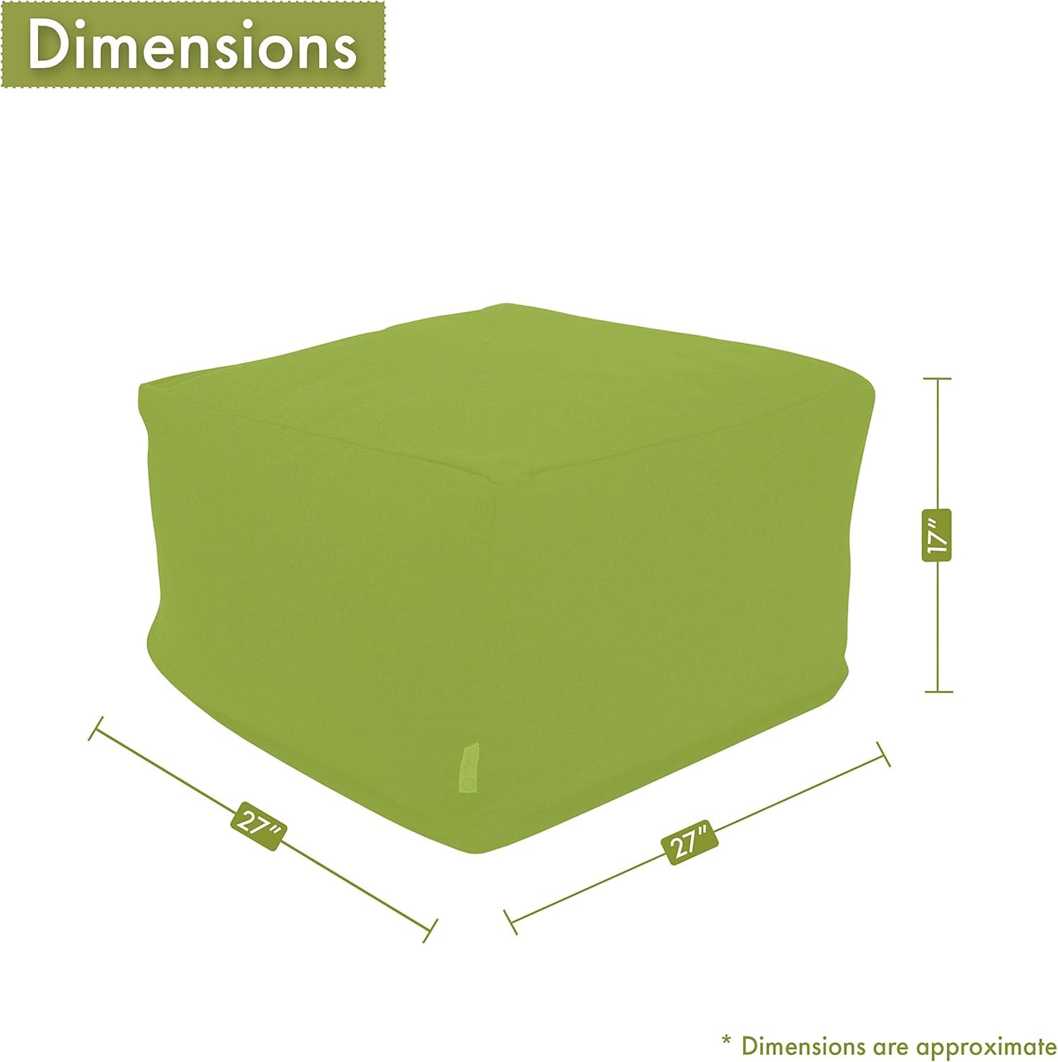 Goods Wales Ottoman, Large, Navy