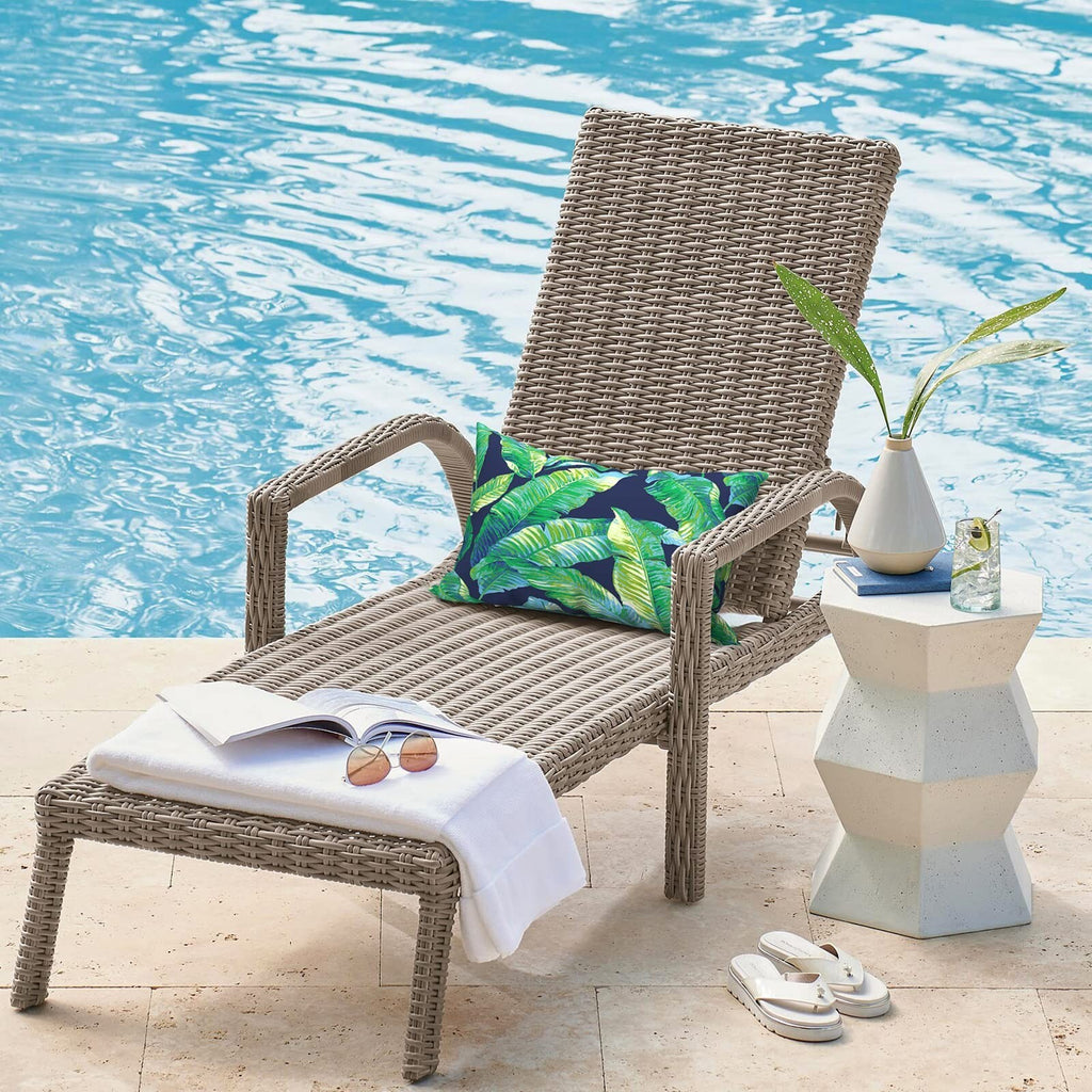 Pack of 2 Waterproof Outdoor Lumbar Pillow with Inserts, Rectangle Decorative...