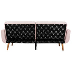 Bushwick Foldable Futon Bed Blush / Natural