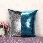 Mermaid Pillows Two Tone Sequins Throw Pillow Cushion Case DIY Case Double Sides Decorative Pillows FBE3