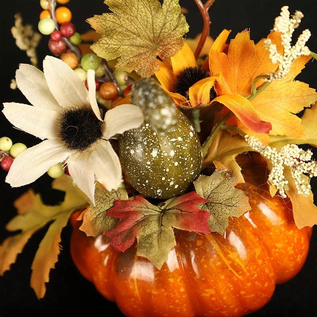 Artificial Pumpkins Table Home Decor House Prop Autumn Fall Harvest Thanksgiving Decoration;Artificial Pumpkins Table Home Decor House Prop Thanksgiving Decoration