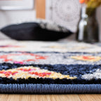 Adirondack Collection Area Rug - 5'1" X 7'6", Ivory & Grey, Boho Tribal Design, Non-Shedding & Easy Care, Ideal for High Traffic Areas in Living Room, Bedroom (ADR270A)