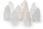 Set of 10 White Selenite Sky Tower Skyscraper Reiki Chakra Stone Crystal Healing Energy Tower 6-7Cm Tall