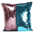 Mermaid Pillows Two Tone Sequins Throw Pillow Cushion Case DIY Case Double Sides Decorative Pillows FBE3