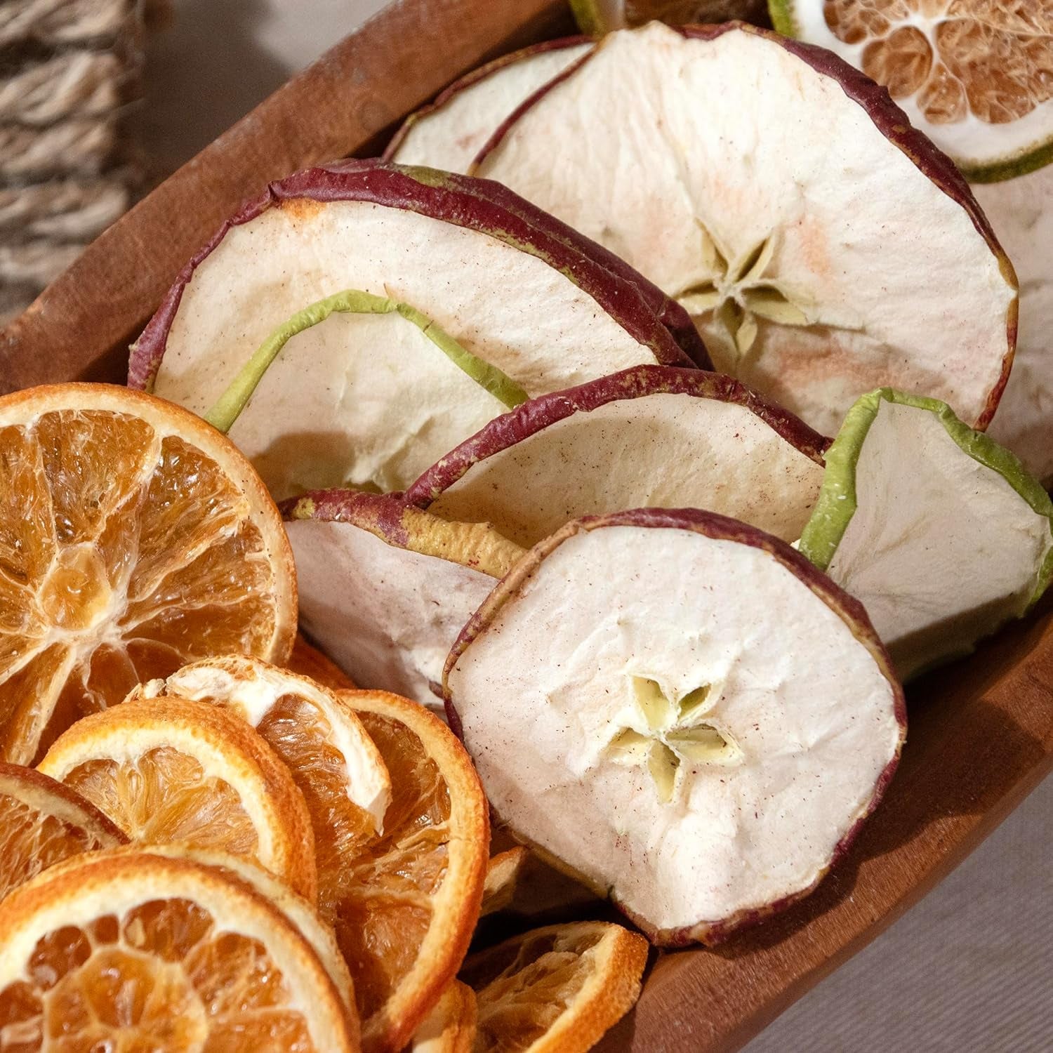 Natural Vase & Bowl Fillers | Dried Orange, Apple & Citrus Slices| Home Decor (Fruit Slices)