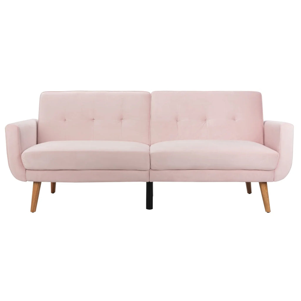 Bushwick Foldable Futon Bed Blush / Natural