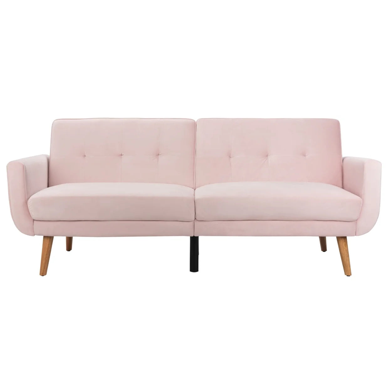 Bushwick Foldable Futon Bed Blush / Natural