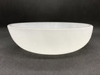 Extra Large Selenite Bowl, 6" Gemstone Carved Selenite Crystal Charging Bowl,...