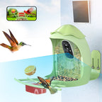 Smart Bird Feeder with Camera, AI Identify 10000+ Species, 1080P HD Bird Watching Camera with Solar Panel, Auto-Capture & Motion Detection, Ideal Gift for Bird Lovers