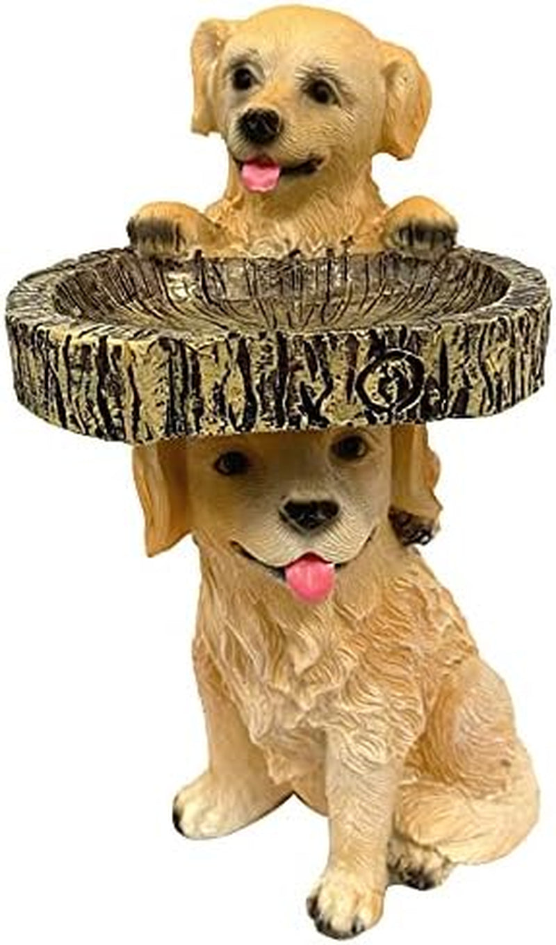 Garden Statue. Funny Fox Dogs Play Freely in the Garden, Suitable for Garden Statues in the Yard Decor Garden Decoration (Dog Statue)