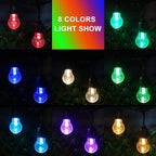 Ipstank 48FT Outdoor Patio Lights Color Changing, RGB LED String Lights with ...