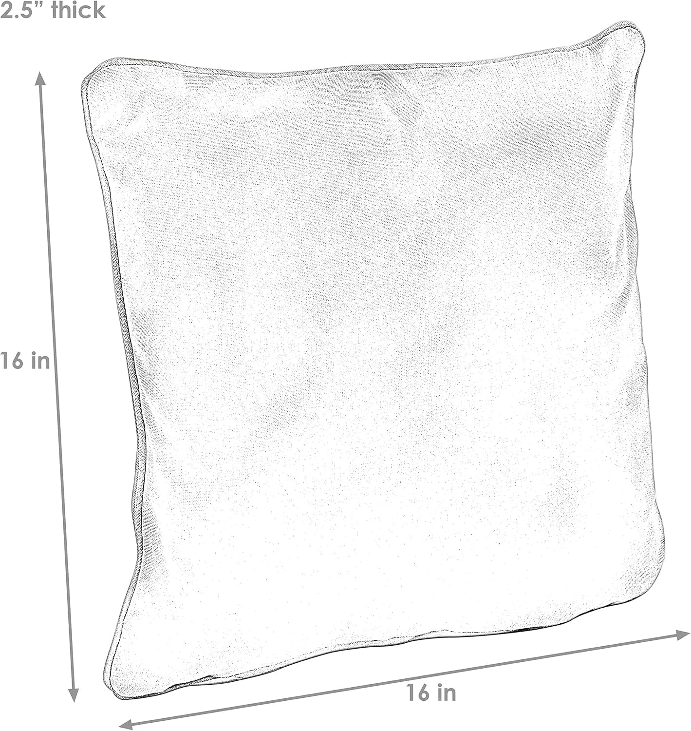 16-Inch Square Decorative Outdoor Throw Pillows - Set of 2 - Bold Paisley - for Indoor and Outdoor Use