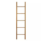 Natural 100% Solid American Cherry Decorative Ladder Shelving Unit (19 In. W X 1.75 In. D X 80 In. H)