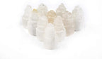 Set of 10 White Selenite Sky Tower Skyscraper Reiki Chakra Stone Crystal Healing Energy Tower 6-7Cm Tall