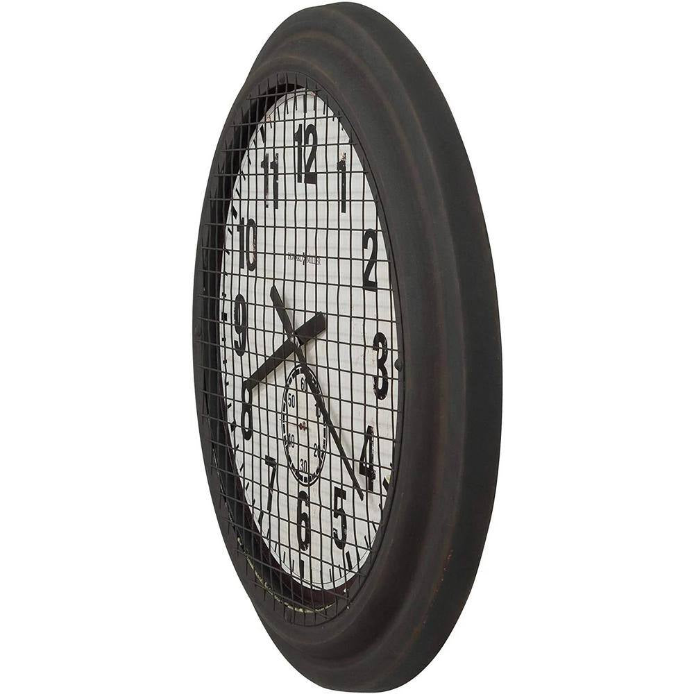 Grid Iron Works Wall Clock