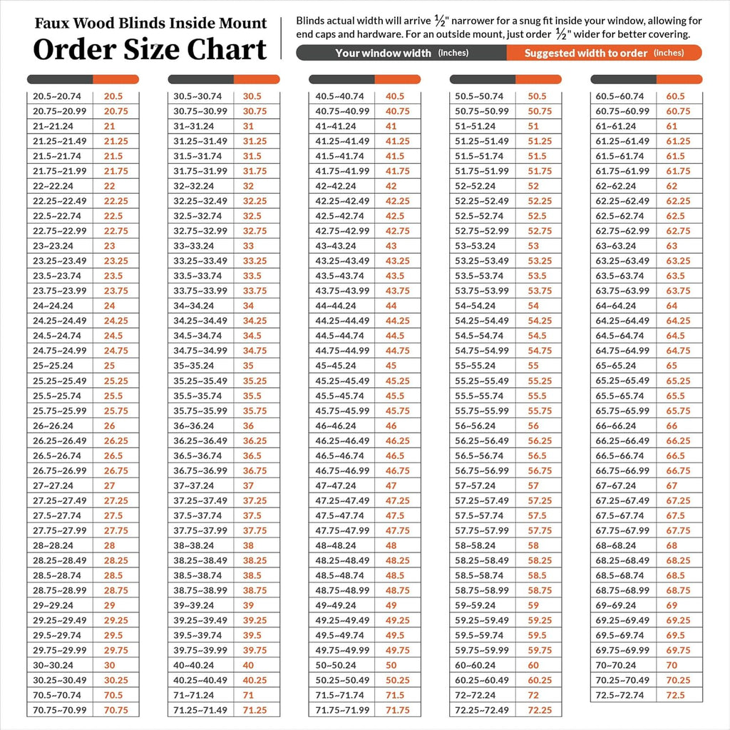 Cordless 2" Faux Wood Blind, 27" W X 48" H, Dark Oak