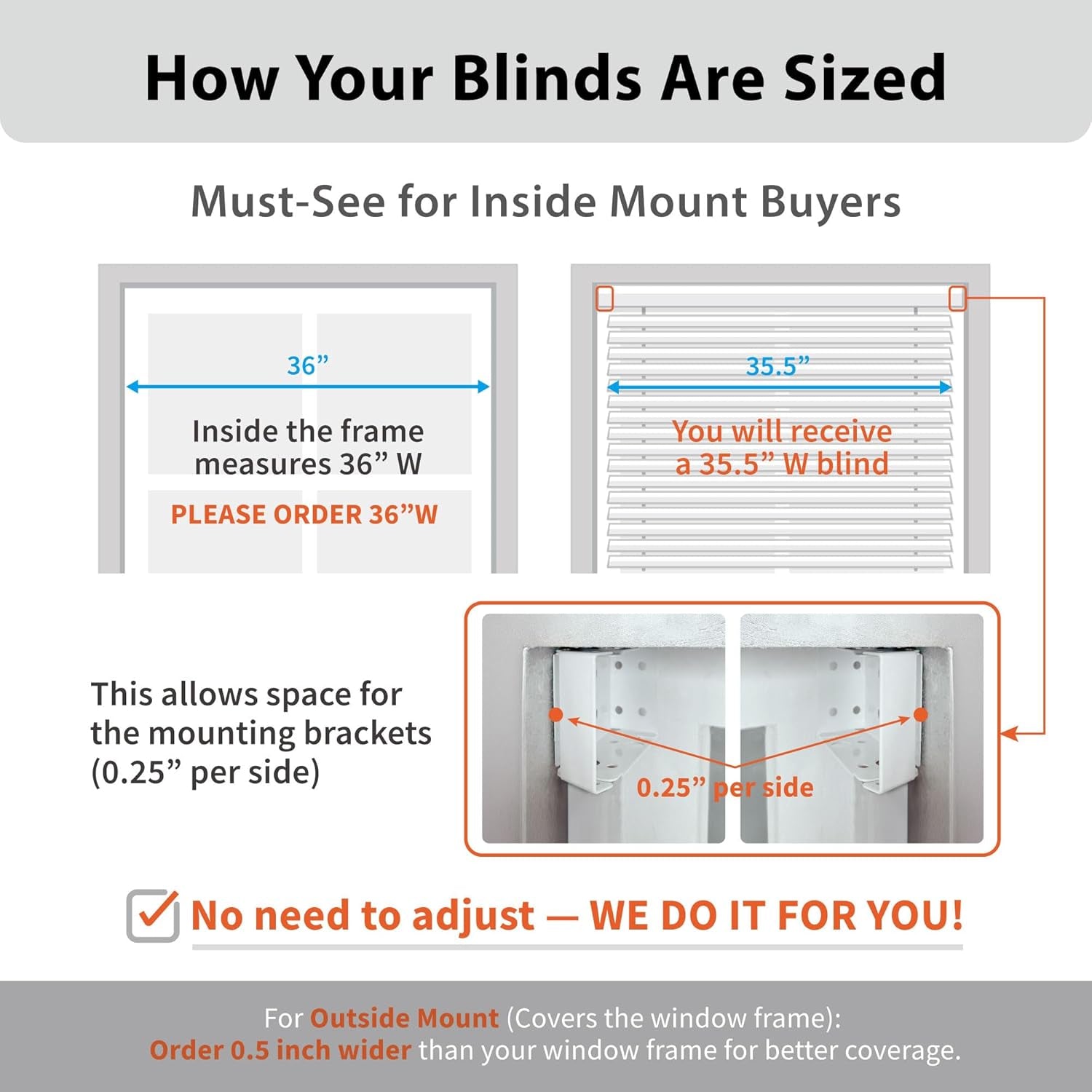 Cordless 2" Faux Wood Blind, 27" W X 48" H, Dark Oak