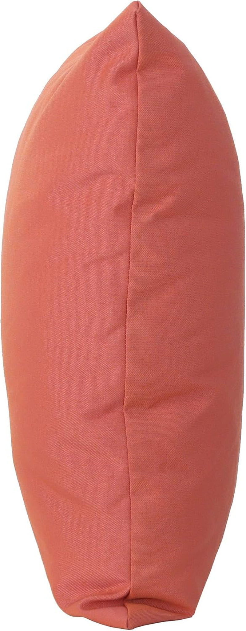 Coronado Outdoor Water Resistant Square Throw Pillows, 2-Pcs Set, Coral