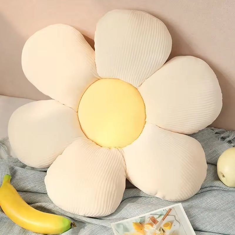 40CM Colorful Flowers Plush Pillow Plant Petal Cushion Stuffed Toys for Girls Baby Home Decor Gift Flower Pillow Home Decor Gift