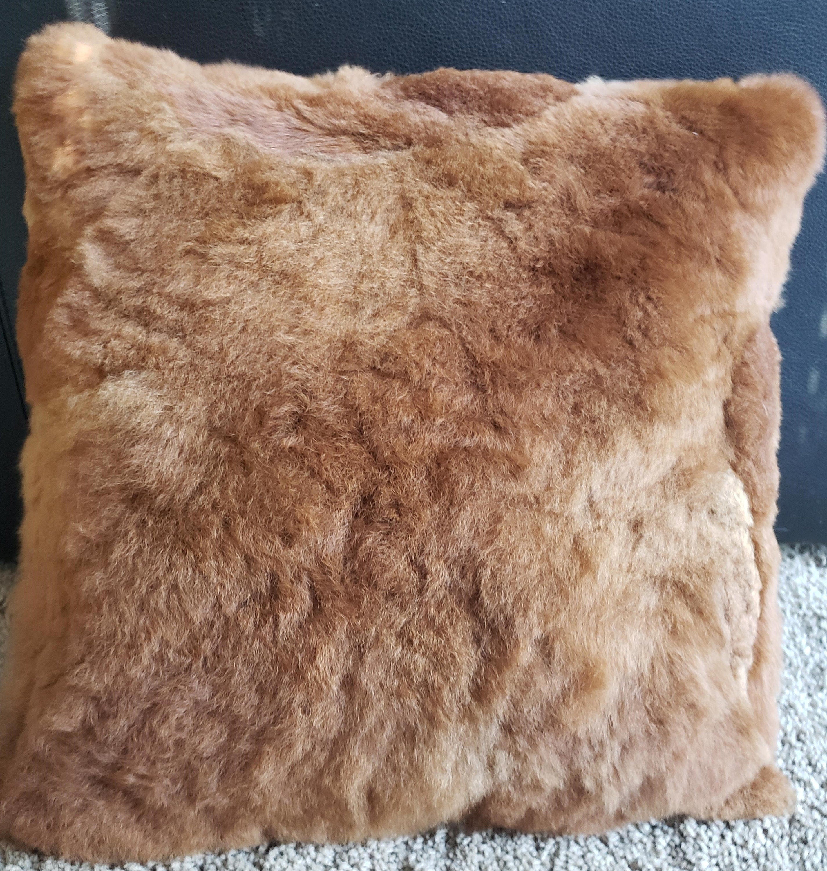 Alpaca Fur Throw Pillows