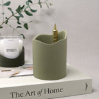 Jesmonite Holder - Candle Holder / Pen or Brush Holder