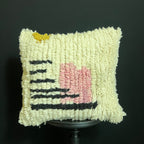 Handmade Berber Wool Pillow: Modern Bohemian Cushion (40X40 Cm)