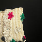 Handmade Wool Berber Pillow: Bohemian Cushion Cover (60X40 Cm)